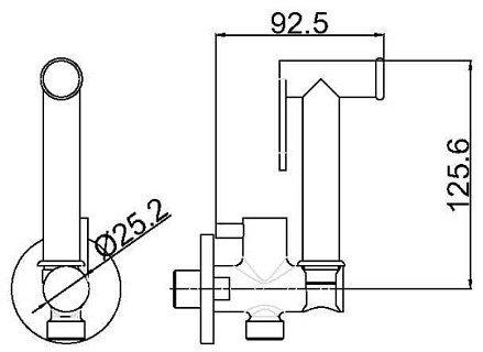 Гигиенический душ Maxonor Pure Life PL6501-6
