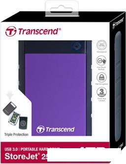 Внешний жесткий диск Transcend StoreJet 25H3P 4TB [TS4TSJ25H3P]