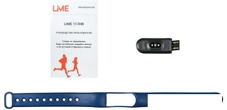 Фитнес-браслет Lime 116HR (синий)