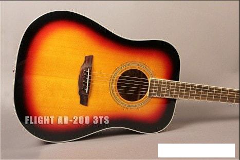 Акустическая гитара Flight AD-200 3TS