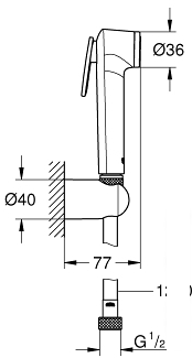 Душевой гарнитур Grohe Tempesta-F Trigger Spray 30 [27812IL1]
