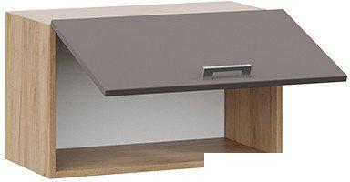 Шкаф навесной Трия Габриэлла 1В6Г (дуб крафт золотой/муссон)