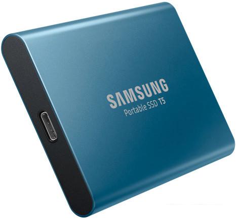 Внешний накопитель Samsung T5 500GB (синий)