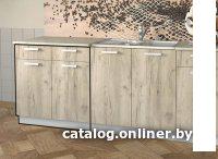 Шкаф напольный Интерлиния Компо НШ80рш2 (дуб серый)