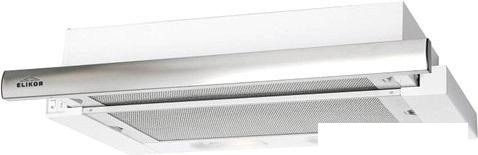 Кухонная вытяжка Elikor Интегра 60П-400-В2Л (белый/нержавеющая сталь)