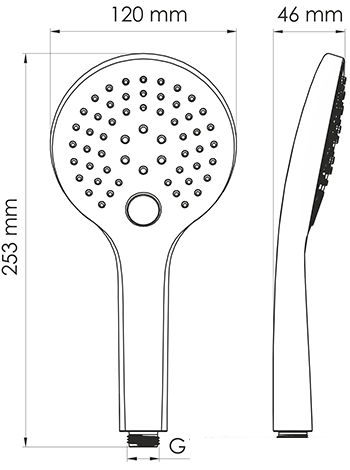 Душевая лейка Wasserkraft A078