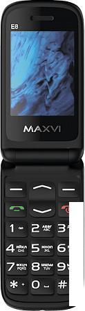 Кнопочный телефон Maxvi E8 (черный)
