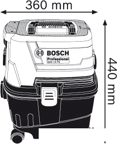 Пылесос Bosch GAS 15 PS