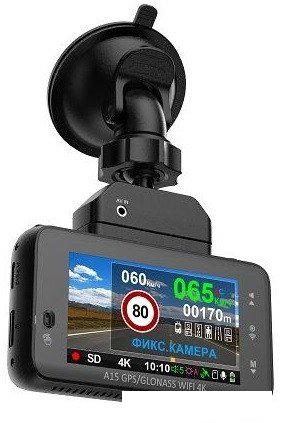 Видеорегистратор-GPS информатор (2в1) Sho-Me A15 4K