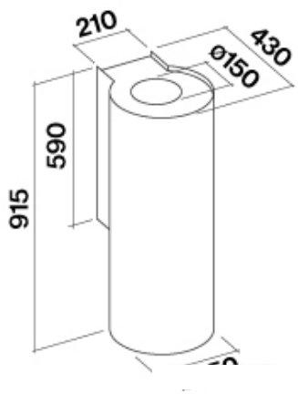Кухонная вытяжка Falmec POLAR WHITE (настенная)
