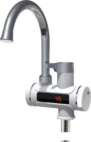 Проточный электрический водонагреватель-кран Unipump BEF-001 с дисплеем и жестким изливом Проточный электрический водонагреватель-кран Unipump BEF-001 с дисплеем и жестким изливом