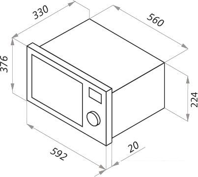 Микроволновая печь MAUNFELD JBMO.20.5ERIB