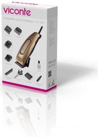 Машинка для стрижки Viconte VC-1477 (шампань)