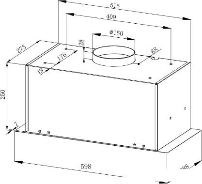 Кухонная вытяжка ZorG Bona 1000 60 M (белый)