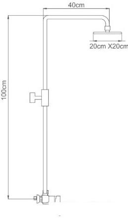 Душевая система Ledeme L2409-1