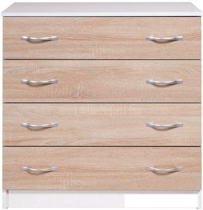 Комод Мебель-класс Бонн (белый-дуб сонома)