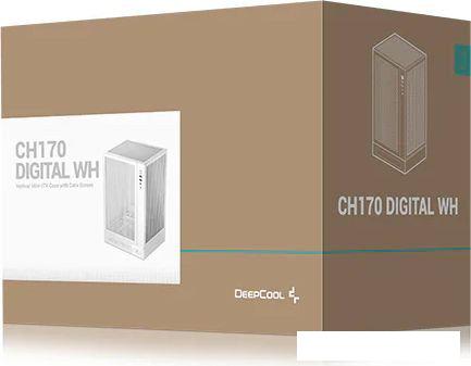 Корпус DeepCool CH170 Digital WH R-CH170-WHNPI0D-G-1