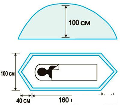 Палатка TRAMP Bicycle Light