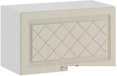 Шкаф навесной Трия Бьянка 1В6Г (дуб ваниль)