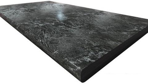 Готовая кухня Интерлиния Мила Лайт 2.4 (бетон-бетон-кастилло темный)