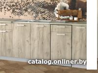 Шкаф напольный Интерлиния Компо НШ40рш1 (дуб серый)