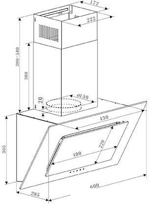 Кухонная вытяжка Making Oasis Everywhere ND-60W