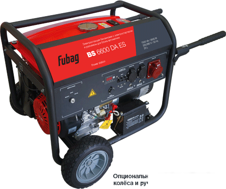 Бензиновый генератор Fubag BS 6600 DA ES