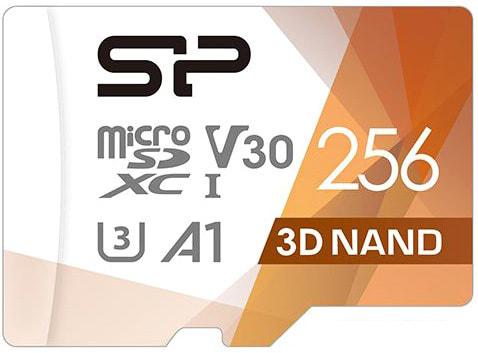 Карта памяти Silicon-Power Superior Pro microSDXC SP256GBSTXDU3V20AB 256GB (с адаптером)