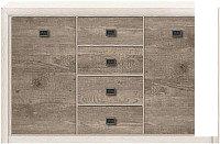 Тумба Black Red White Коен KOM2D4S (ясень снежный/сосна натуральная)