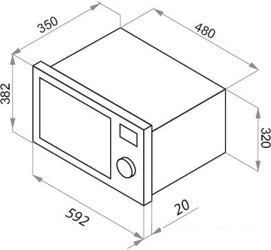 Микроволновая печь MAUNFELD XBMO202S