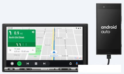 USB-магнитола Sony XAV-AX3250