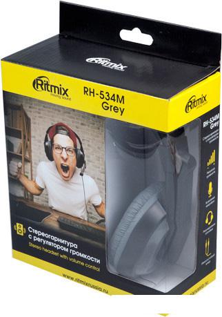 Наушники с микрофоном Ritmix RH-534M