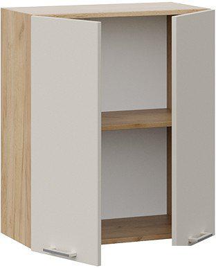 Шкаф навесной Трия Габриэлла 1В6 (дуб крафт золотой/крем)