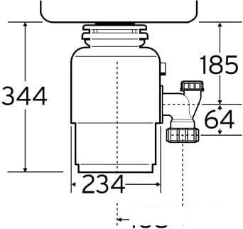 Измельчитель пищевых отходов InSinkErator Evolution Supreme 200