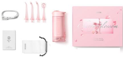 Ирригатор  Soocas W1 (розовый, 4 насадки, чехол)