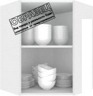 Шкаф навесной Кортекс-мебель Корнелия Лира ВШУ угловой (венге)