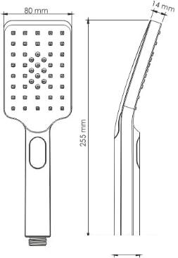 Душевая лейка Wasserkraft A126