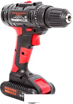 Дрель-шуруповерт RedVerg Basic SD18L/1-2 (с 1-им АКБ)