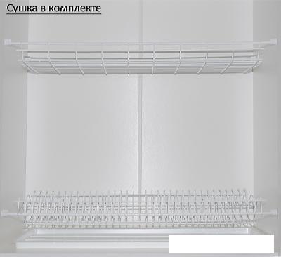 Кухня ЭлиГард Виктория рамка 1.2 (сосна каньон/сосна каньон/кашемир)