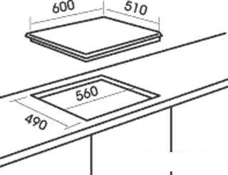 Варочная панель MBS PG-606BL