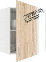 Шкаф навесной Кортекс-мебель Корнелия Лира ВШУ угловой (венге)