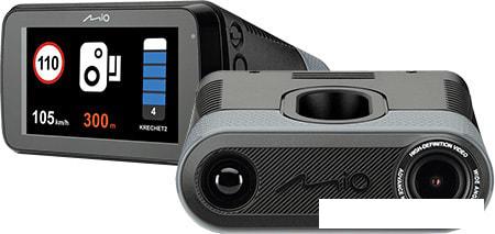Видеорегистратор-радар детектор-GPS информатор (3в1) Mio MiVue i90