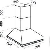 Кухонная вытяжка MBS Magnolia 160 Ivory