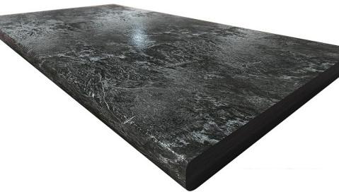 Готовая кухня Интерлиния Мила Лайт 1.2x1.6 (бетон-бетон-кастилло темный)