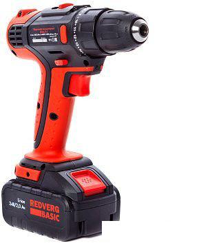 Дрель-шуруповерт RedVerg Basic SD24L/2-2 (с 2-мя АКБ)