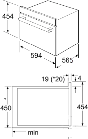 Электрический духовой шкаф MAUNFELD MCMO5013SDGB