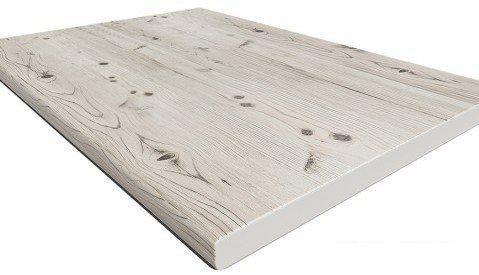 Готовая кухня Интерлиния Мила 22 (вудлайн кремовый-бетон-бискайская сосна)