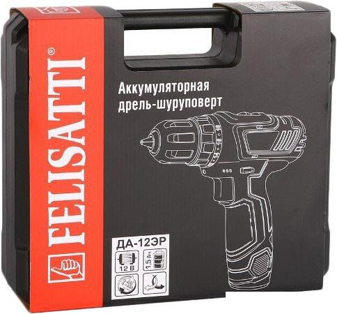 Дрель-шуруповерт Felisatti ДА-12ЭР-02 595.5.2.00 (с 2-мя АКБ)