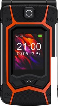 Кнопочный телефон Maxvi E10 (оранжевый)