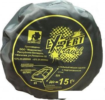 Спальный мешок Mednovtex Эксперт флис -15°С (зеленый)
